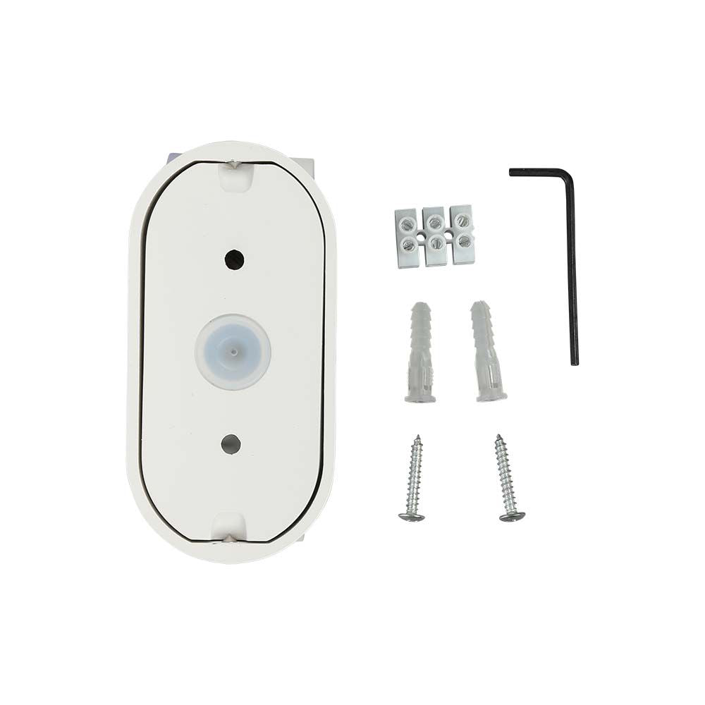 5W Lampa ścienna LED / Barwa:4000K / Obudowa: Biała