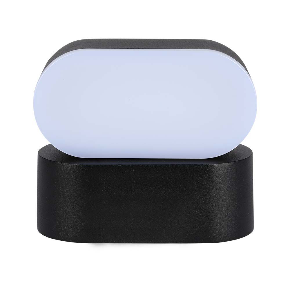 5W Lampa ścienna LED / Barwa:3000K / Obudowa: Czarna