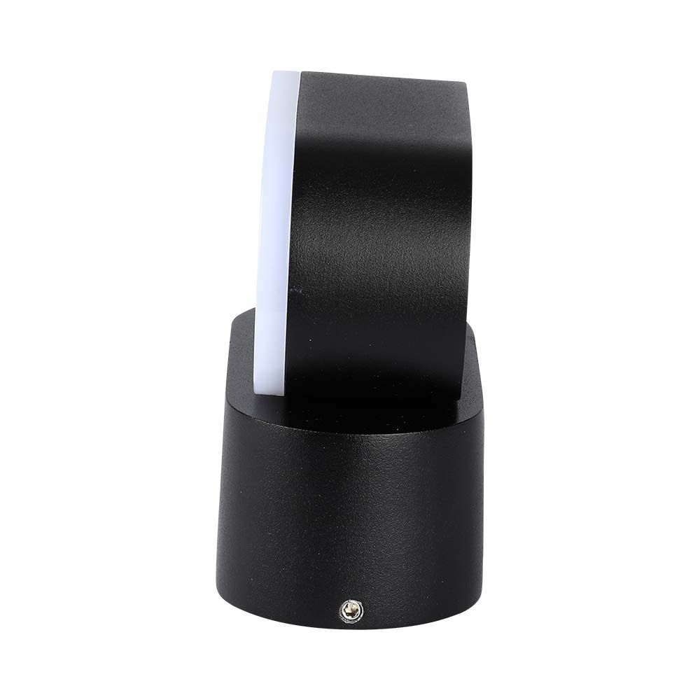 5W Lampa ścienna LED / Barwa:3000K / Obudowa: Czarna