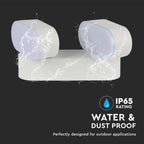 10W Lampa ścienna LED / Barwa:3000K / Obudowa: Biała