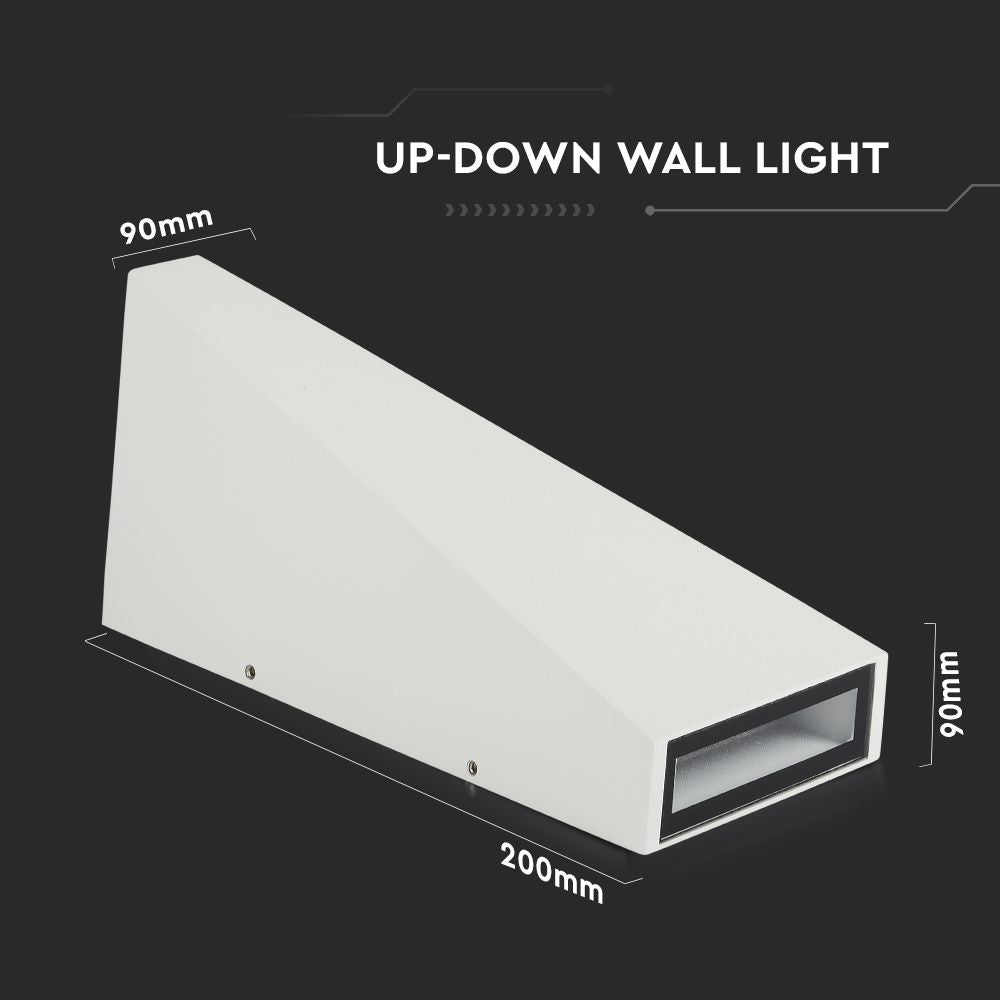 4W Lampa ścienna LED / Barwa:3000K / Obudowa: Biała