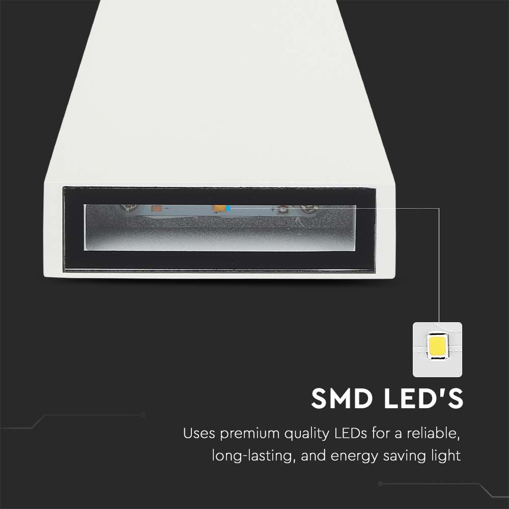 4W Lampa ścienna LED / Barwa:3000K / Obudowa: Biała