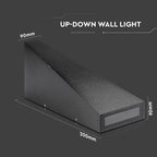 4W Lampa ścienna LED / Barwa:3000K / Obudowa: Czarna