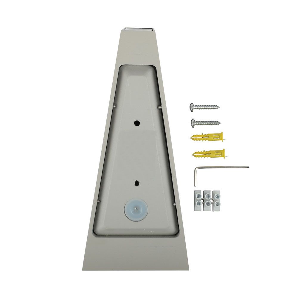 4W Lampa ścienna LED / Barwa:3000K / Obudowa: Szara