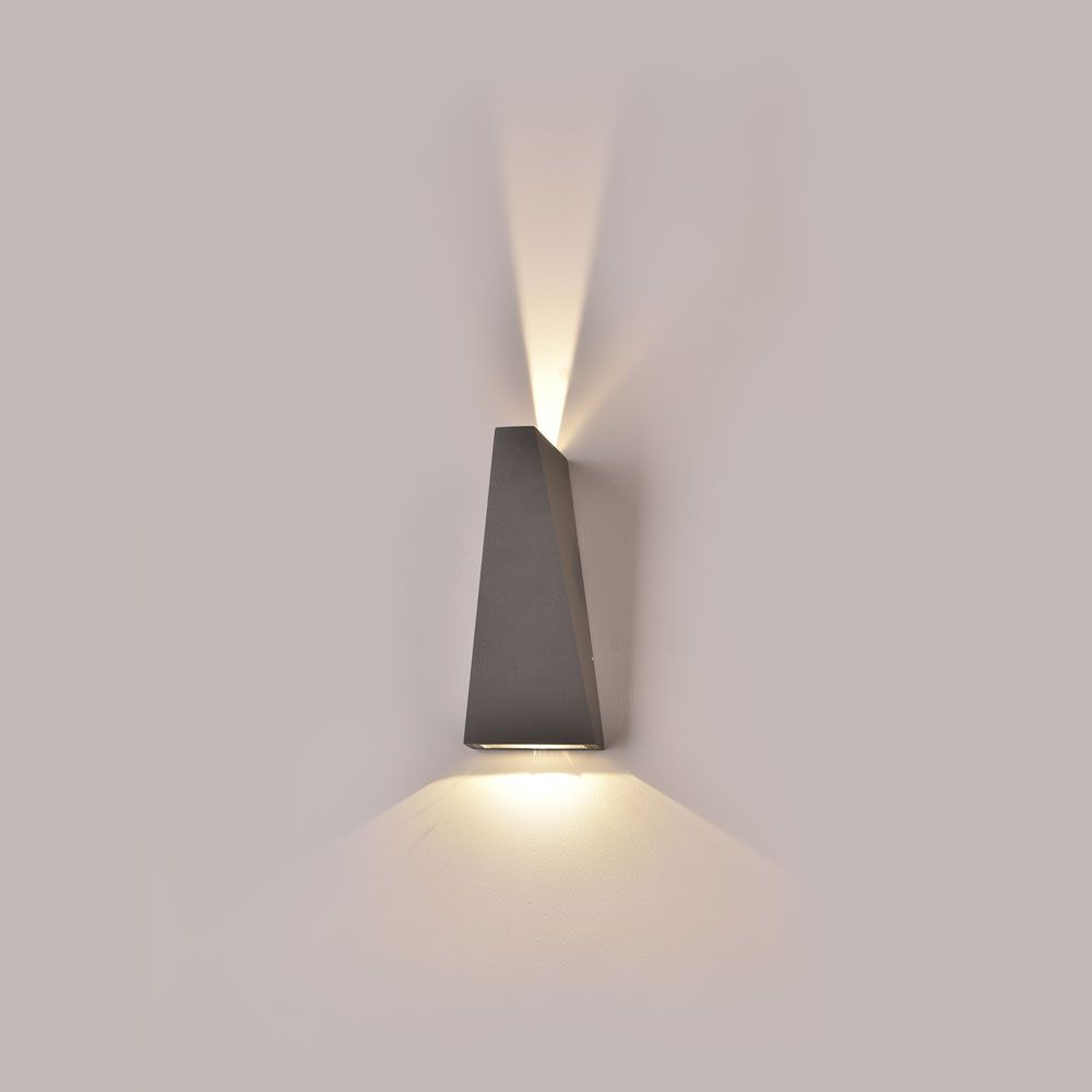6W Lampa ścienna LED / Barwa:4000K / Obudowa: Szara