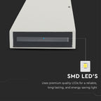 6W Lampa ścienna LED / Barwa:4000K / Obudowa: Szara