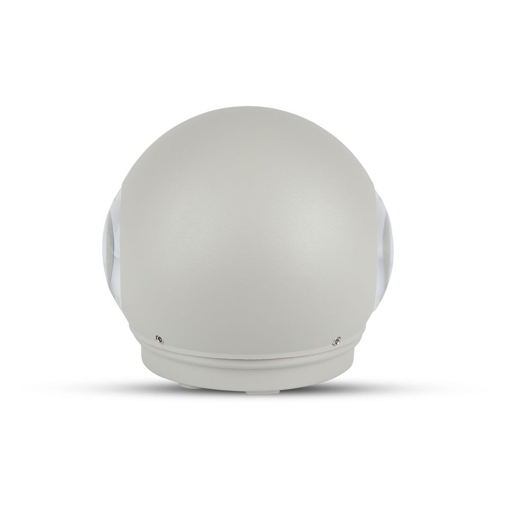 4W Lampa ścienna LED / Barwa:4000K / Obudowa: Szara