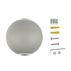 4W Lampa ścienna LED / Barwa:4000K / Obudowa: Szara