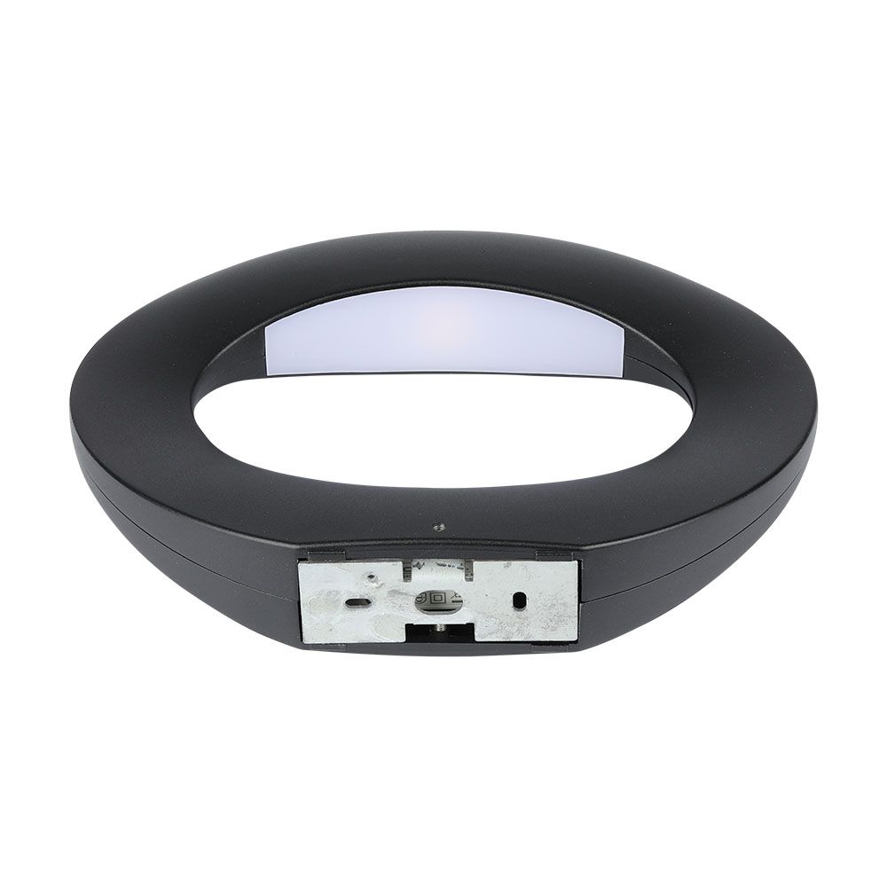 9W Lampa ścienna LED / Barwa:3000K / Obudowa: Czarna