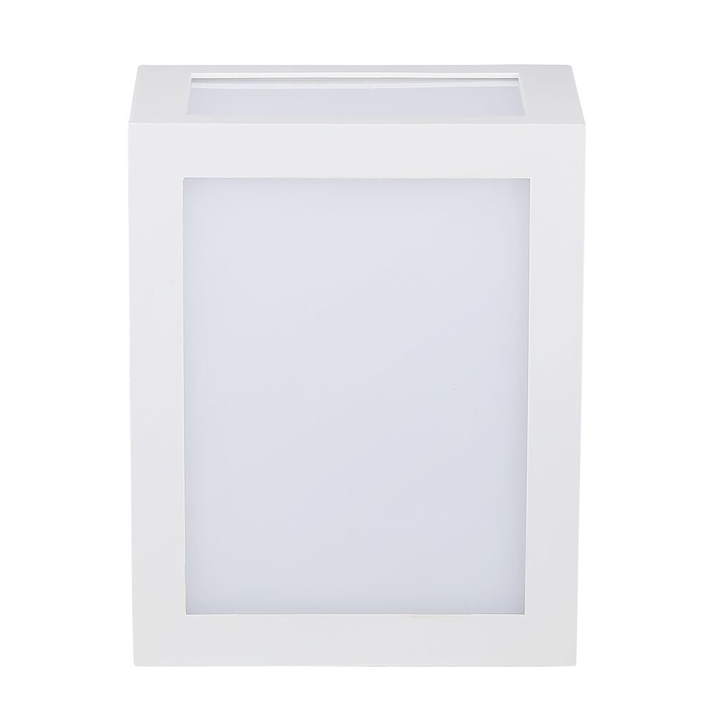 12W Lampa ścienna LED / Barwa:4000K / Obudowa: Biała