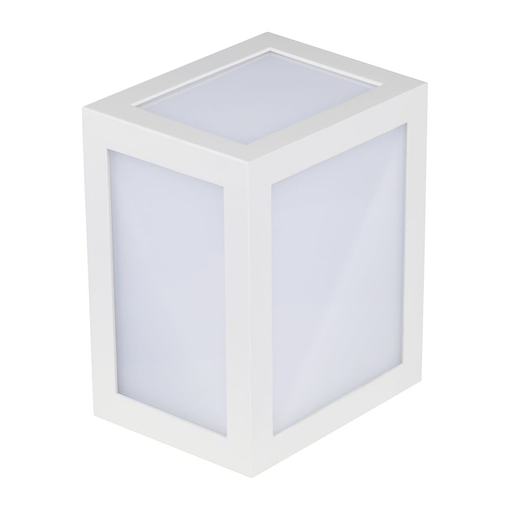 12W Lampa ścienna LED / Barwa:3000K / Obudowa: Biała