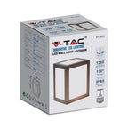 12W Lampa ścienna LED / Barwa:4000K / Obudowa: Szara