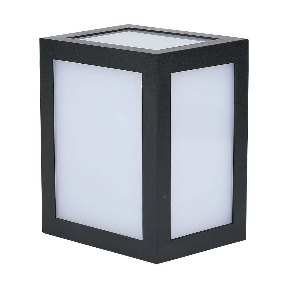 12W Lampa ścienna LED / Barwa: 3000K / Obudowa: Czarna