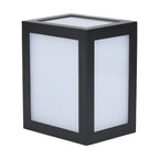 12W Lampa ścienna LED / Barwa: 3000K / Obudowa: Czarna