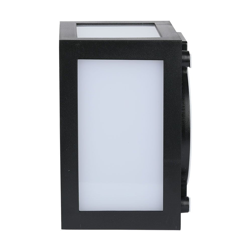 12W Lampa ścienna LED / Barwa: 3000K / Obudowa: Czarna