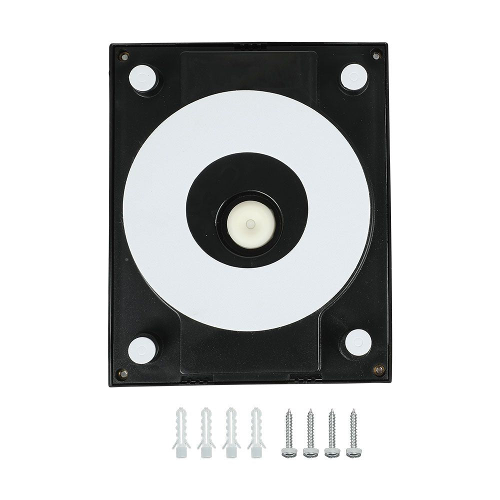 12W Lampa ścienna LED / Barwa: 3000K / Obudowa: Czarna