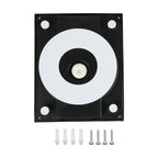 12W Lampa ścienna LED / Barwa: 3000K / Obudowa: Czarna