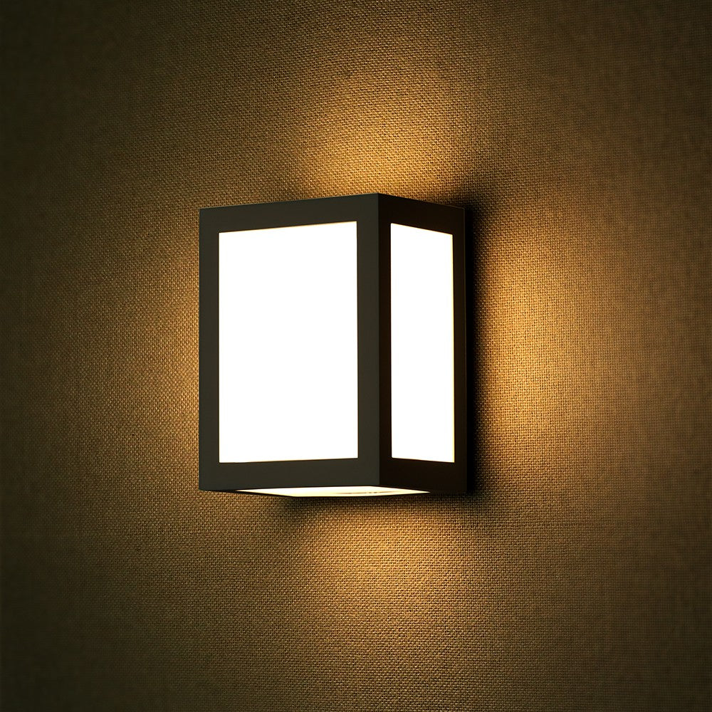 12W Lampa ścienna LED / Barwa:6400K / Obudowa: Czarna