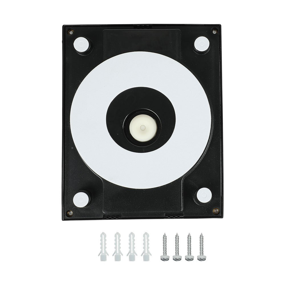 12W Lampa ścienna LED / Barwa:6400K / Obudowa: Czarna