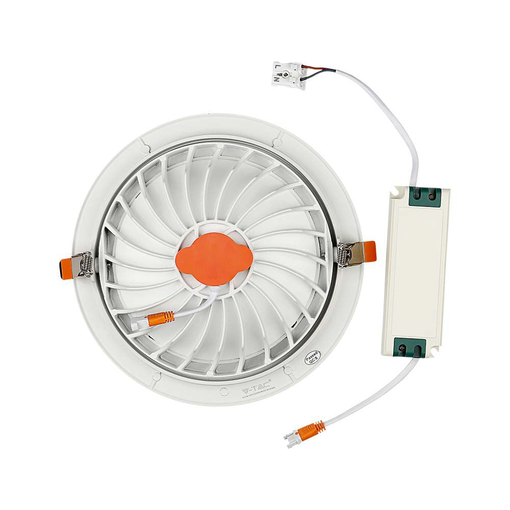 30W Oprawa wpuszczana Spot / Chip SAMSUNG / Barwa:3000K / 5 Lat gwarancji