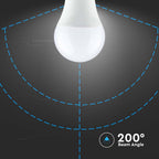 8.5W A58 Żarówka LED / Chip SAMSUNG / Barwa:4000K / Trzonek:B22