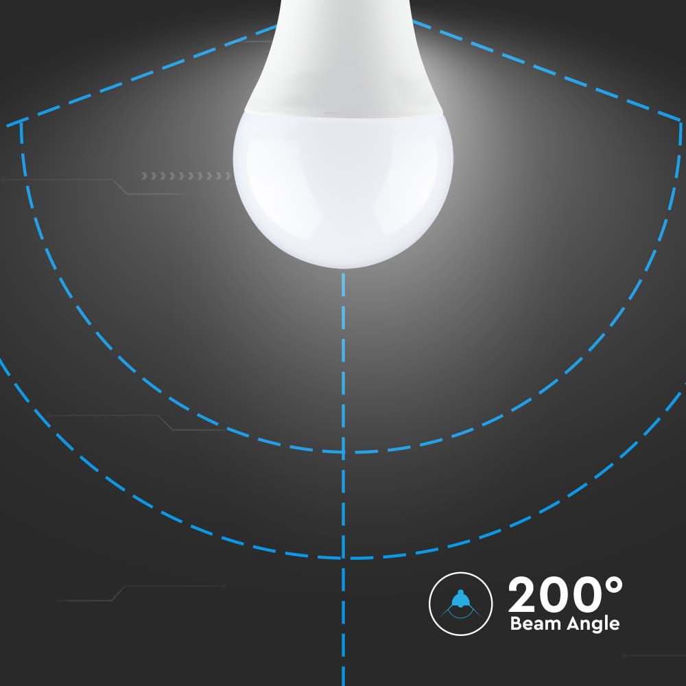 8.5W A58 Żarówka LED / Chip SAMSUNG / Barwa:6500K / Trzonek:B22