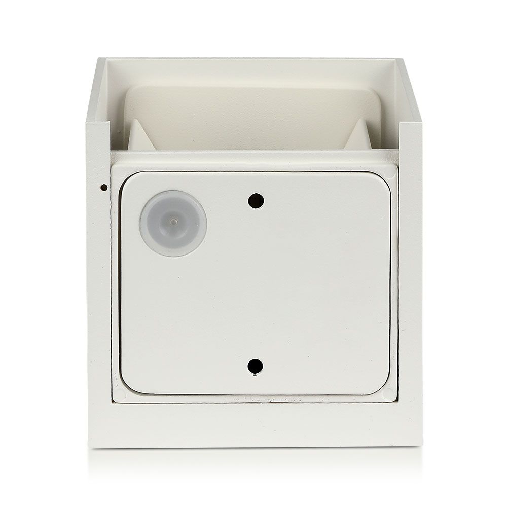 11W Kinkiet kwadratowy LED / CHIP BRIDGELUX / Barwa:3000K / Biały