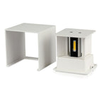 11W Kinkiet kwadratowy LED / CHIP BRIDGELUX / Barwa:3000K / Biały
