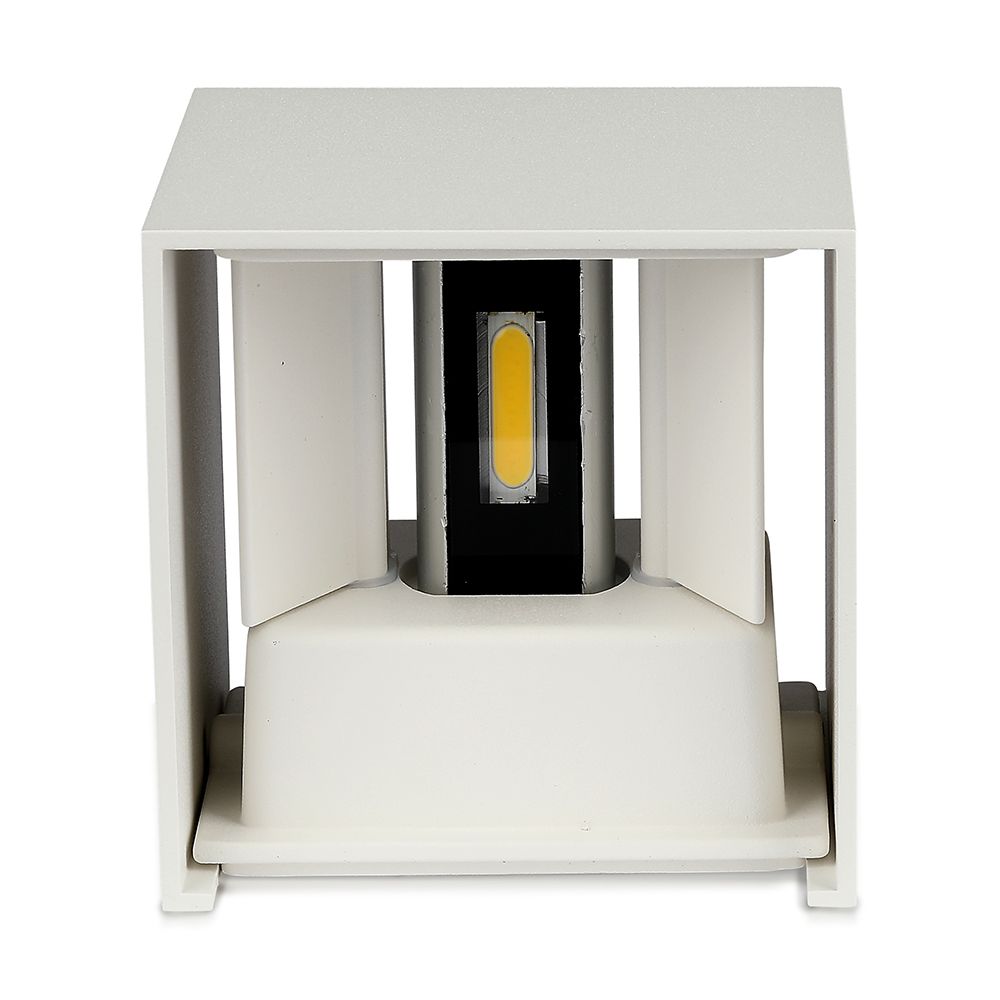 11W Kinkiet kwadratowy LED / CHIP BRIDGELUX / Barwa:3000K / Biały