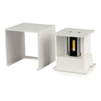 11W Kinkiet kwadratowy LED / CHIP BRIDGELUX / Barwa:4000K / Biały