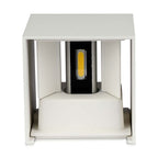 11W Kinkiet kwadratowy LED / CHIP BRIDGELUX / Barwa:4000K / Biały