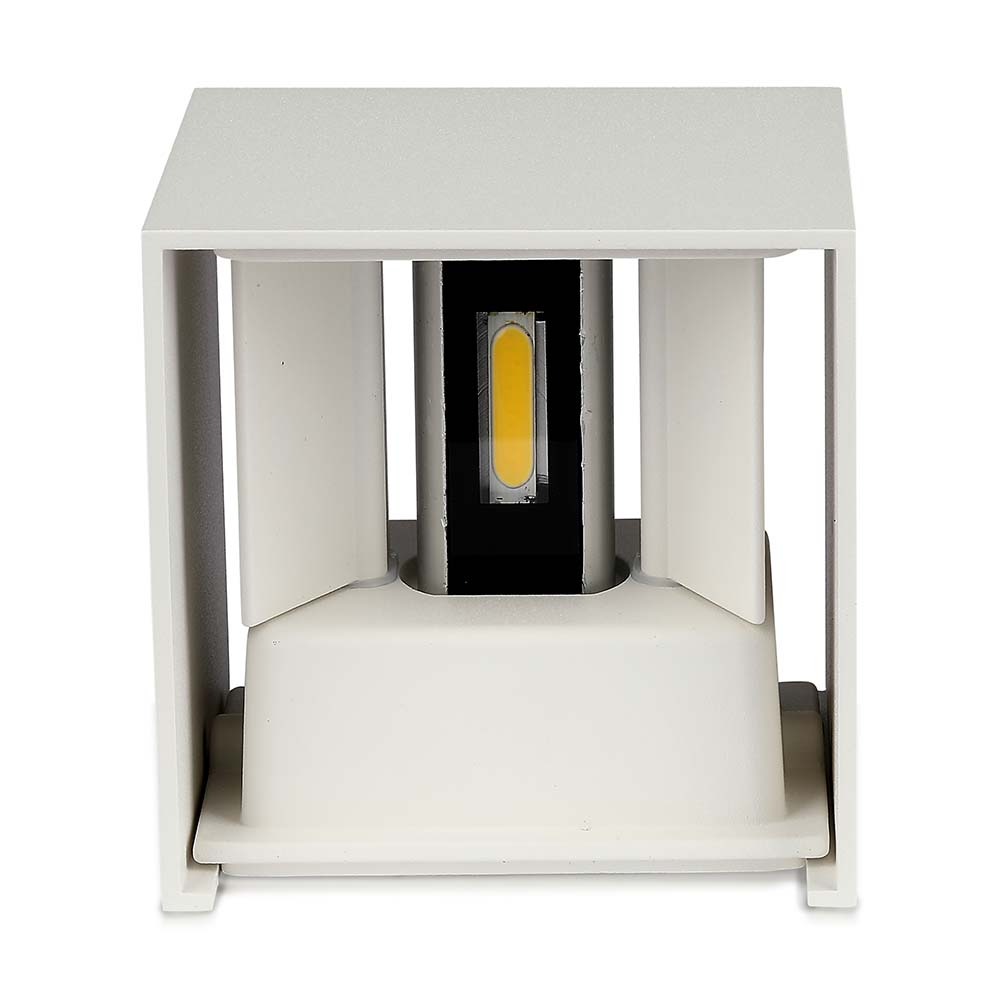 11W Kinkiet kwadratowy LED / CHIP BRIDGELUX / Barwa:4000K / Biały