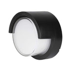 12W Lampa ścienna LED / Barwa:4000K/ Czarny / Okrągła