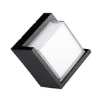 12W Lampa ścienna LED / Barwa:3000K / Czarny / Kwadratowa
