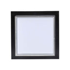 12W Lampa ścienna LED / Barwa:4000K/ Czarny / Kwadratowa