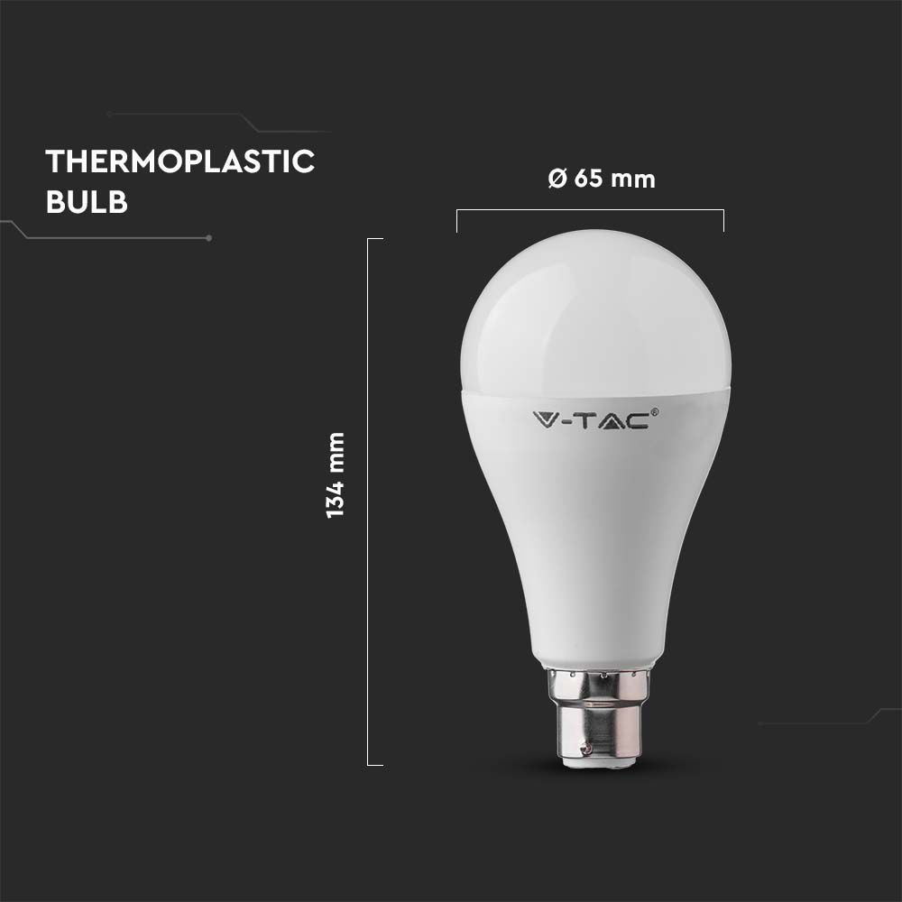 15W A65 Żarówka LED / Chip SAMSUNG / Barwa:6500K / Trzonek:B22