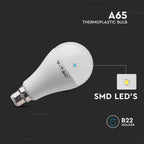15W A65 Żarówka LED / Chip SAMSUNG / Barwa:6500K / Trzonek:B22