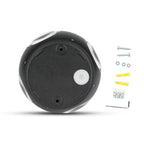 4W Lampa ścienna LED / Kula / Barwa:3000K / IP65 / Obudowa: Czarna