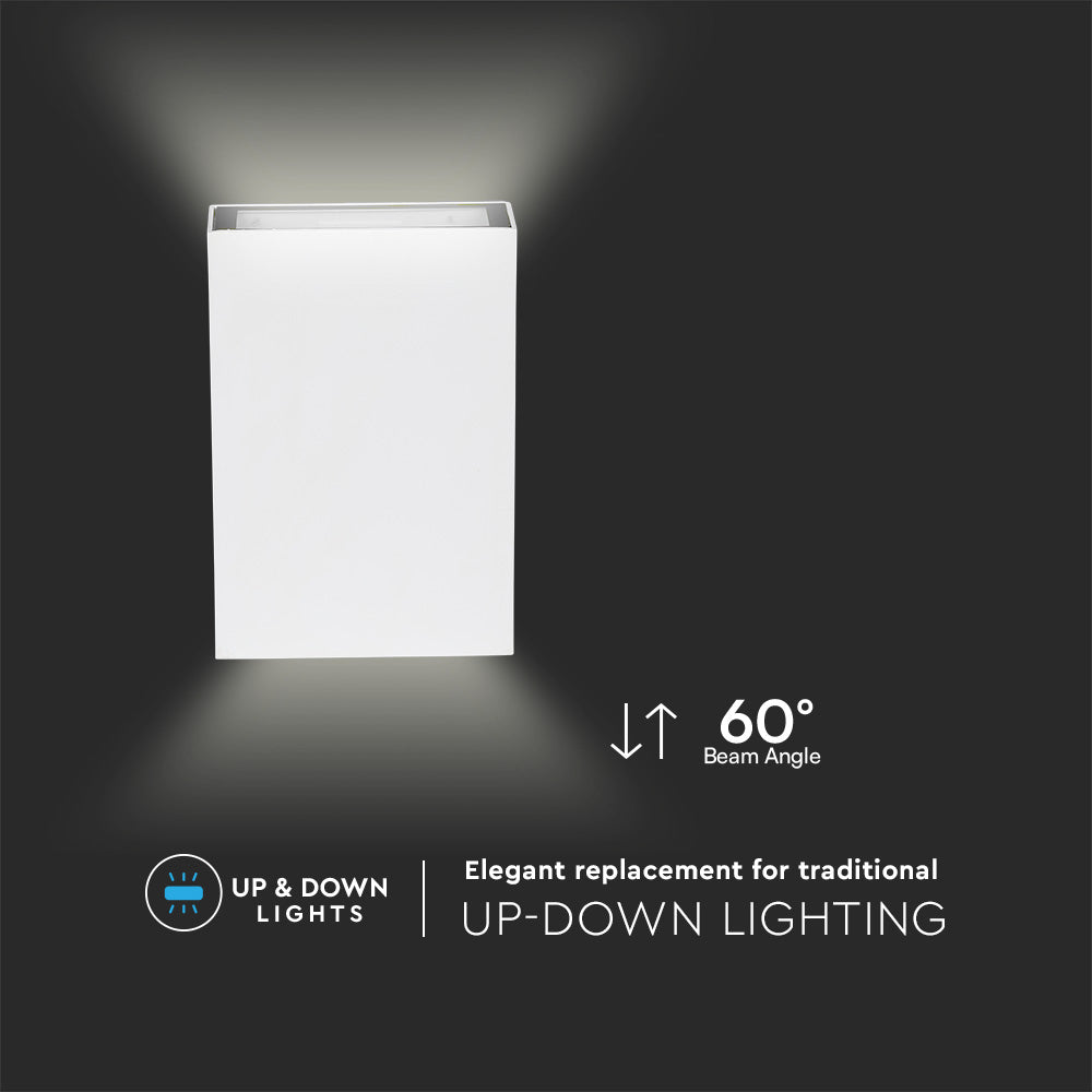 4W Lampa ścienna LED / Barwa:3000K / Obudowa: Biały