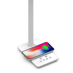 4W Lampka biurkowa z ładowarką indukcyjną / Barwa: 3w1 / Biała