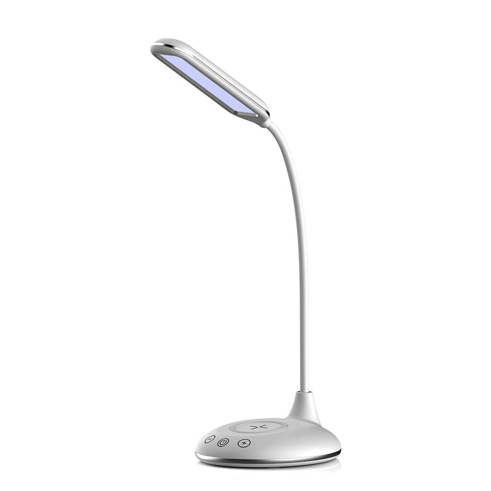 5W Lampka biurkowa z ładowarką indukcyjną / Barwa: 3w1 / Biała