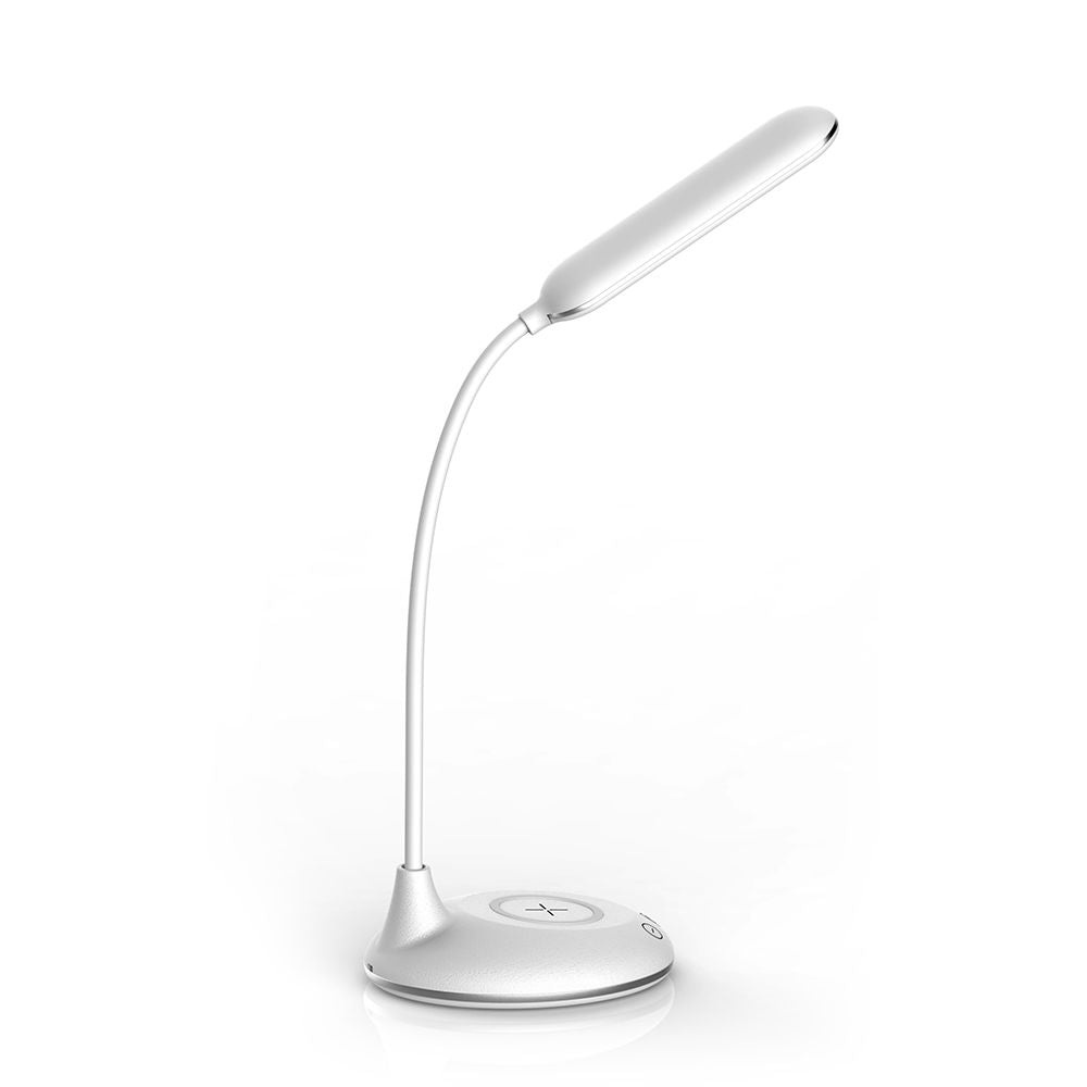 5W Lampka biurkowa z ładowarką indukcyjną / Barwa: 3w1 / Biała