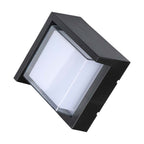 7W Lampa ścienna LED / Barwa:3000K / Obudowa: Czarny / Kwadratowa
