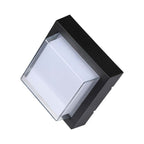 7W Lampa ścienna LED / Barwa:3000K / Obudowa: Czarny / Kwadratowa