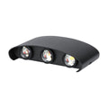 V-TAC Lampa ścienna LED 5W, 3000K, IP65 - Czarny VT-218615
