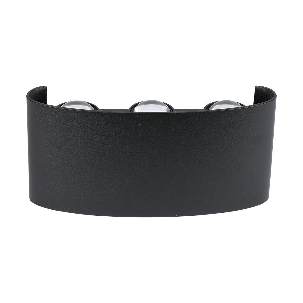 5W Lampa ścienna LED / Barwa:3000K / IP65 / Obudowa: Czarny