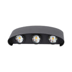 5W Lampa ścienna LED / Barwa:4000K / IP65 / Obudowa: Czarny