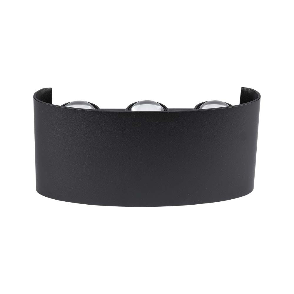 5W Lampa ścienna LED / Barwa:4000K / IP65 / Obudowa: Czarny