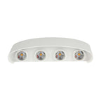 7W Lampa ścienna LED / Barwa:4000K / IP65 / Obudowa: Biała