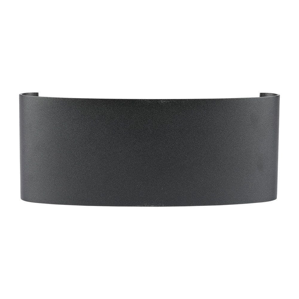 7W Lampa ścienna LED / Barwa:4000K / IP65 / Obudowa: Czarna